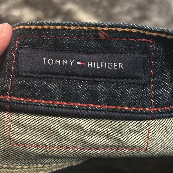 Blue Tommy Hilfiger Straight Mercer Jeans - Picture 7 of 9
